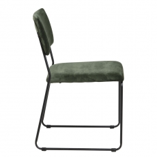 Jídelní židle Melodi  (SET 2 ks), zelená - 3