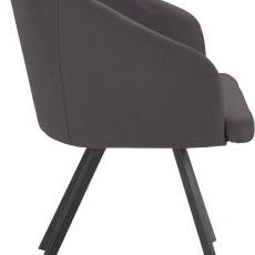 Jídelní židle Milan (SET 2 ks), antracitová - 3