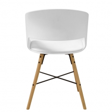Jídelní židle Nadja (SET 2 ks), bílá - 3