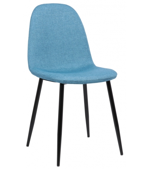 Jídelní židle Napier, textil, modrá