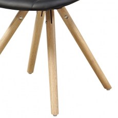Jídelní židle Noah (SET 4 ks), černá - 4