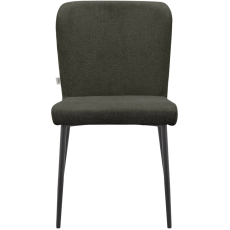 Jídelní židle Oita (SET 2 ks), textil, tmavě šedá - 2