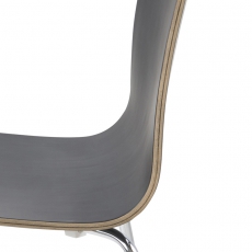 Jídelní židle Ronja (SET 4 ks), černá - 3