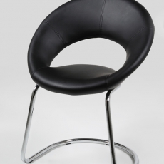 Jídelní židle Round na pérové konstrukci (SET 2 ks) - 7
