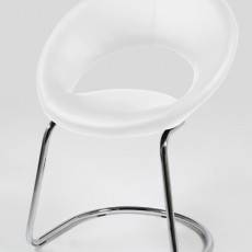 Jídelní židle Round na pérové konstrukci (SET 2 ks) - 13