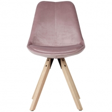 Jídelní židle Ruby (SET 2 ks), růžová - 2