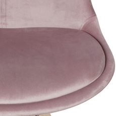 Jídelní židle Ruby (SET 2 ks), růžová - 7