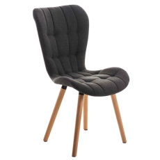 Jídelní židle s dřevěnou podnoží Adele (SET 2 ks) - 4