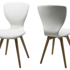 Jídelní židle s dřevěnými nohami Greta (SET 2 ks) - 13