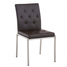 Jídelní židle s nerezovou podnoží Liam (SET 2 ks) - 4