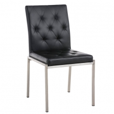 Jídelní židle s nerezovou podnoží Liam (SET 2 ks) - 5