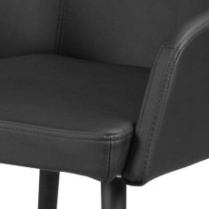 Jídelní židle s područkami Venice (SET 2 ks) černá - 3
