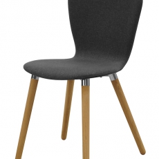 Jídelní židle Sakura (SET 2 ks), antracitová - 1