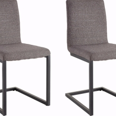 Jídelní židle Staf (SET 2 ks), šedá - 1