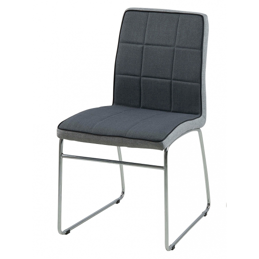 Jídelní židle Stina (SET 4 ks), tmavě šedá - 1