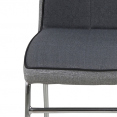 Jídelní židle Stina (SET 4 ks), tmavě šedá - 3