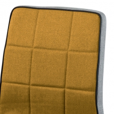 Jídelní židle Stina (SET 4 ks), žlutá - 5