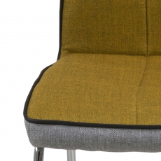 Jídelní židle Stina (SET 4 ks), žlutá - 3