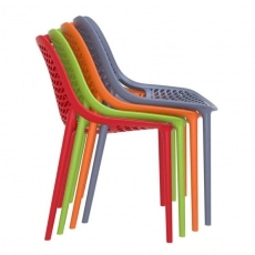 Jídelní židle stohovatelná Rio (SET 2 ks) - 6