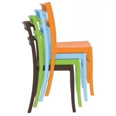 Jídelní židle stohovatelná Timy (SET 2 ks) - 2