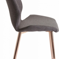 Jídelní židle Stor (SET 2 ks), antracitová - 3