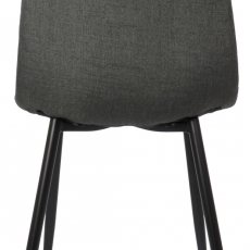 Jídelní židle Tilde, textil, tmavě šedá - 5