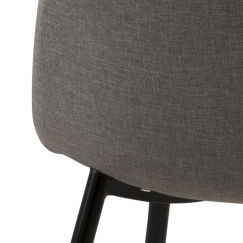 Jídelní židle Wanda (SET 4 ks), světle šedá