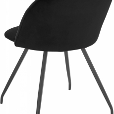 Jídlení židle Harper (SET 2 ks), černá - 6