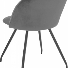 Jídlení židle Harper (SET 2 ks), šedá - 4