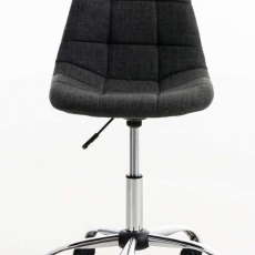 Kancelárska stolička Emil, textil, tmavo šedá - 2