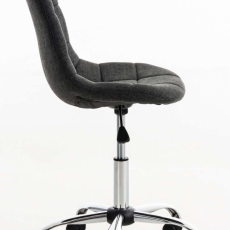 Kancelárska stolička Emil, textil, tmavo šedá - 3