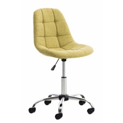 Kancelárska stolička Emil, textil, zelená