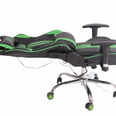 Kancelárska stolička Jeri, čierna / zelená - 5