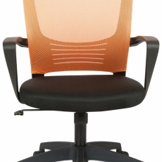 Kancelárska stolička Kampen, čierna / oranžová - 2
