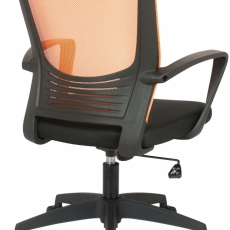 Kancelárska stolička Kampen, čierna / oranžová - 4