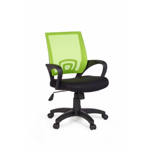 Kancelárska stolička Rivoli, nylon, čierna / zelená - 1