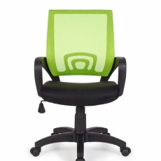 Kancelárska stolička Rivoli, nylon, čierna / zelená - 3