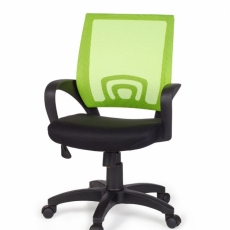 Kancelárska stolička Rivoli, nylon, čierna / zelená - 5