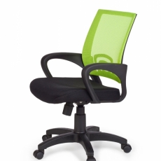 Kancelárska stolička Rivoli, nylon, čierna / zelená - 8