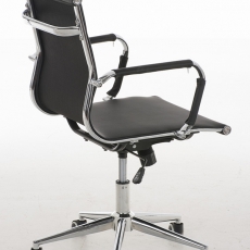 Kancelárska stolička s opierkami Riana, čierna - 3