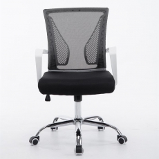 Kancelárska stolička s podrúčkami Flade, čierna - 3