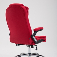 Kancelárska stolička Thor, textil, červená - 3