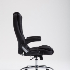 Kancelárska stolička Thor, textil, čierna - 2