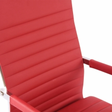 Kancelářská židle Amadora, červená - 5