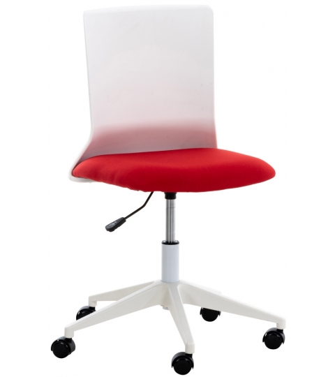 Kancelářská židle Apolda, textil, červená