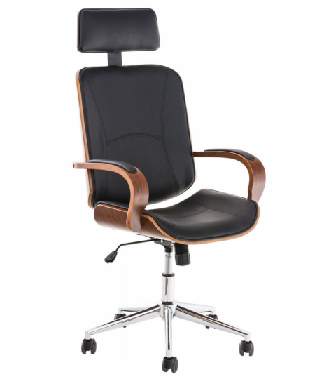 Kancelářská židle Dayton, ořechová / černá