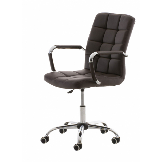 Kancelářská židle Deli, hnědá - 1