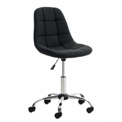 Kancelářská židle Emil, textil, černá