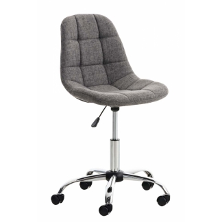 Kancelářská židle Emil, textil, světle šedá