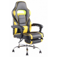 Kancelářská židle Fatis, černá / žlutá